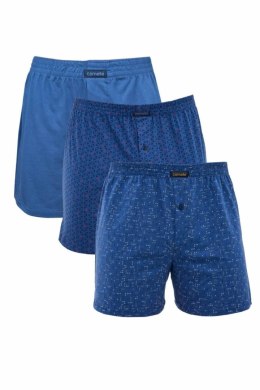 BOKSERKI COMFORT 3-PACK 435 - JEANS, XL, 435/01 CORNETTE