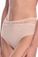 FIGI DAMSKIE MIDI L-MOD1564MD - CZARNY-BEŻ, XXXL LAMA