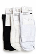 SKARPETY DAMSKIE AŻUR G019 - CZARNY, 39-42, 07CZ GIANNA