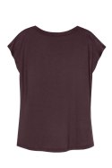 Bluzka Mila gładka - BRĄZOWY, XL MEFEMI BY NIPPLEX