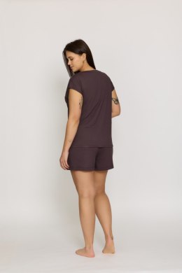 Bluzka Mila gładka - MOKKA, M MEFEMI BY NIPPLEX