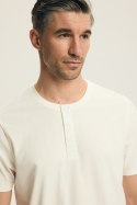 PIŻAMA MĘSKA NIGRI 43454 SS26 - KREMOWY, L HENDERSON
