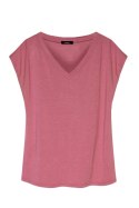 Bluzka Mila gładka - BRĄZOWY, XL MEFEMI BY NIPPLEX
