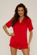 PIŻAMA DAMSKA CORDELIA 762 - CZEKOLADOWY, XL, 8 DE LAFENSE