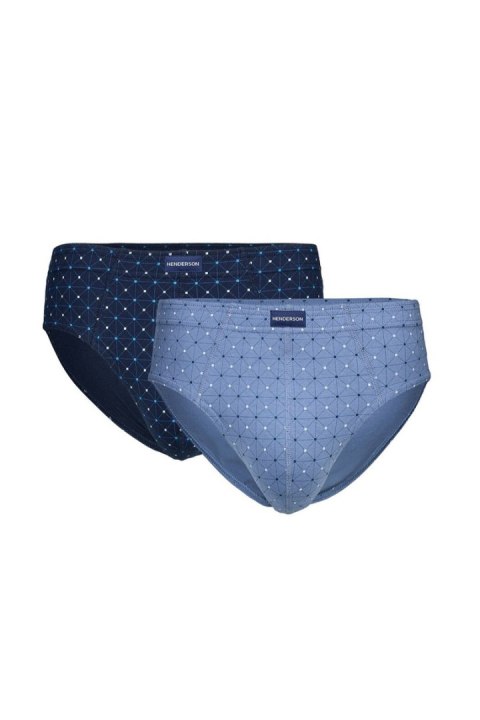 SLIPY MĘSKIE 2PAK 1440 K701 SS26 - GRANAT-NIEBIESKI, 5XL, 1440-K701 HENDERSON