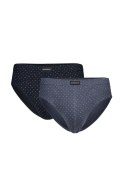 SLIPY MĘSKIE 2PAK 1440 K702 SS26 - CZARNY-GRAFIT, 3XL, 1440-K702 HENDERSON