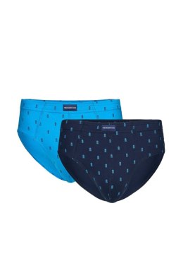 SLIPY MĘSKIE 2PAK 1440 K716 SS26 - NIEBIESKI-GRANAT, 4XL, 1440-K716 HENDERSON