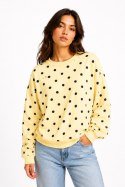 BLUZA DOTTIE - ŚMIETANA-CZEKOLADA, M, SMI-CZEK OFF PINK