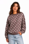 BLUZA DOTTIE - WANILIA-CZEKOLADA, S, WAN-CZEK OFF PINK