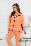 BLUZA TINA - BEŻ MELANŻ, L, BM OFF PINK