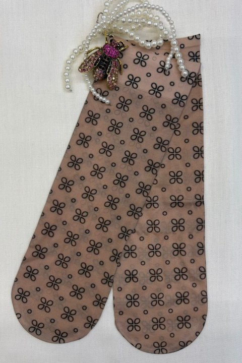 SKARPETKA WZR 409 - BEIGE, UNI MAGNETIS