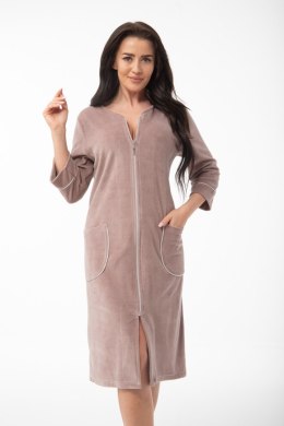 SZLAFROK DAMSKI FR-331 - PUDROWA ŚLIWKA, 3XL, FR-331 DOROTA