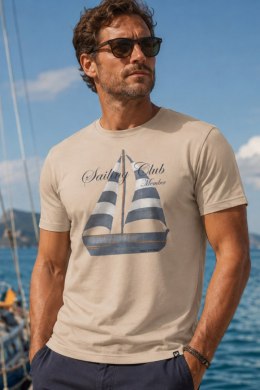 T-shirt Męski PV VP100.013 - WHITE, M, WHITE PINO VICINO