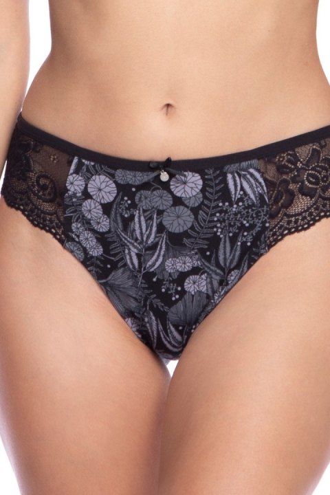 FIGI DAMSKIE BIKINI L-1574BI - CZARNY-SZARY, XL LAMA