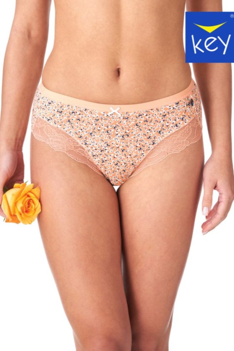 FIGI DAMSKIE LPC 503 B23 - BRZOSKWINIOWY-GRANATOWY, XL KEY
