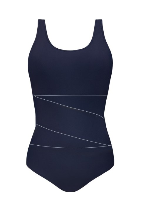 Kostium Kąpielowy Fashion Sport - S36W - BLACK, 2XL, 19A SELF