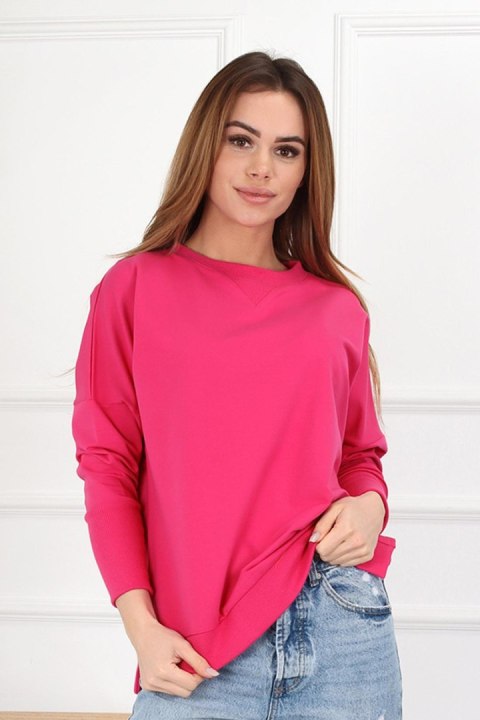 BLUZA ADELE - CZEKOLADA, L, CZE OFF PINK
