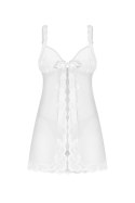 Weddya babydoll i stringi - BIAŁY, L/XL OBSESSIVE