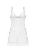 Weddya babydoll i stringi - BIAŁY, L/XL OBSESSIVE