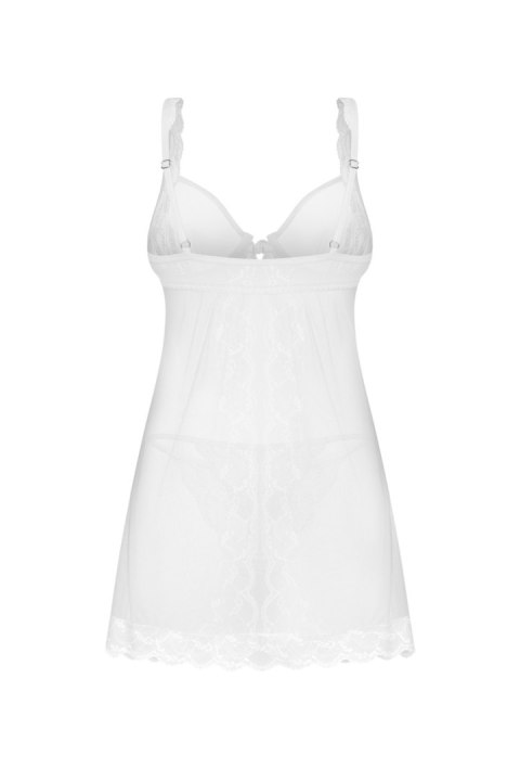 Weddya babydoll i stringi - BIAŁY, L/XL OBSESSIVE
