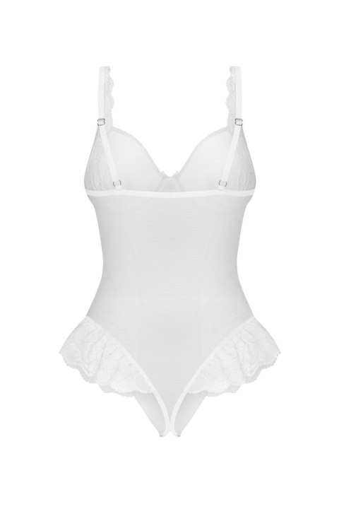 Weddya body otwarte - BIAŁY, L/XL OBSESSIVE