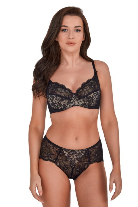 BIUSTONOSZ SOFT CHANTAL ART. 534 CZARNY - CZARNY AŻUR, 70D GAIA