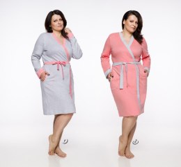 484 SZLAFROK DAMSKI DŁUGI 2XL-3XL 2019/2020 J - MORELOWY, 3XL, 2 TARO