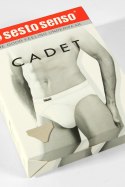Slipy męskie CADET - CZARNY, L SESTO SENSO