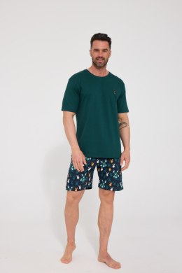 PIŻAMA MĘSKA KR 326/345 GENTLEMAN - ZIELONY, XXL CORNETTE