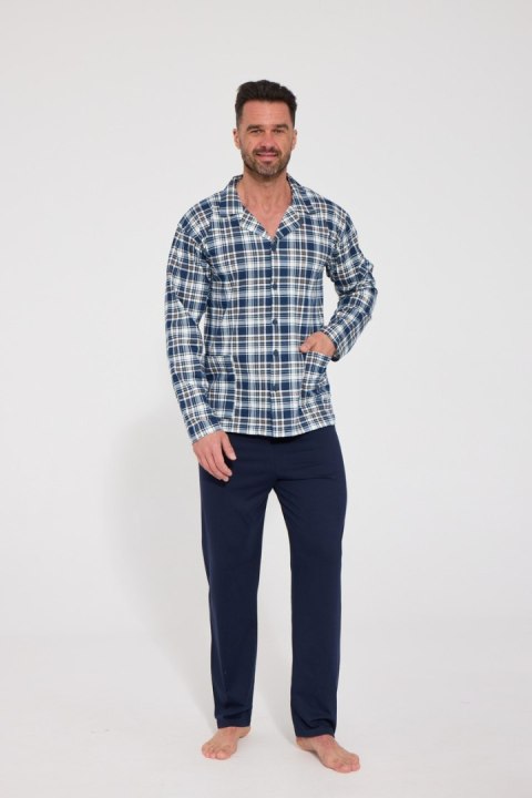 PIŻAMA MĘSKA DR 114 Z/26 - JEANS, XL, 114/86 CORNETTE