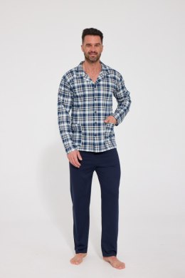 PIŻAMA MĘSKA DR 114 Z/26 - JEANS, XXL, 114/86 CORNETTE