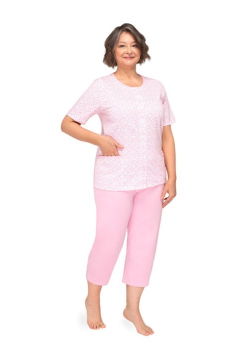 265 PIŻAMA DAMSKA KASIA I - BRĄZOWY, 3XL, 26 MARTEL