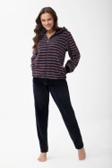 DRES DAMSKI 1307 L/26 - GRANATOWY, L, 1 LUNA