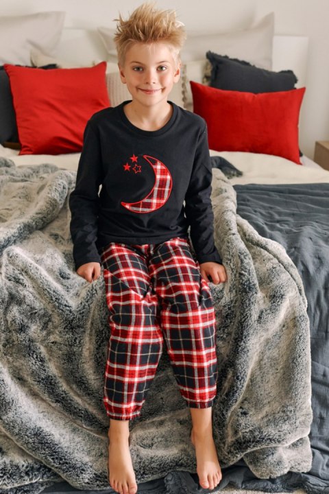 PIŻAMA DZIECIĘCA PDU.4507 - RED, 110-116 DOCTOR NAP