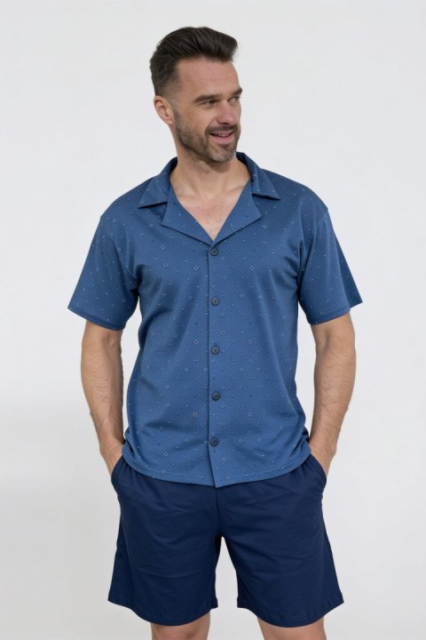 PIŻAMA MĘSKA KR 2000/01 - JEANS, M CORNETTE