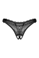 Deina More stringi otwarte - CZARNY, L/XL OBSESSIVE