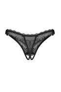 Deina More stringi otwarte - CZARNY, L/XL OBSESSIVE