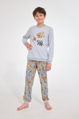 PIŻAMA BOY YOUNG DR 966/190 FUN - SZARY, 164 CORNETTE