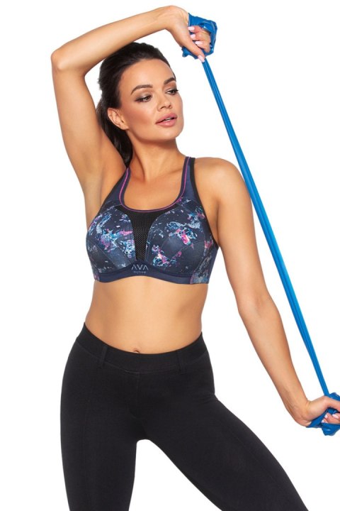 BIUSTONOSZ SPORTOWY DINA NAVY BLUE - NAVY BLUE, 95D AVA ACTIVE