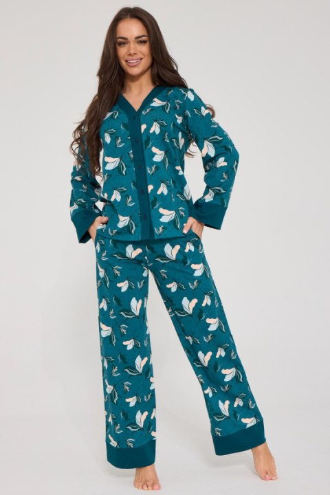 PIŻAMA DAMSKA DR 514/509 VIRGINIA - MARINE, XL CORNETTE