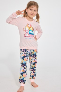 PIŻAMA GIRL KIDS DR 594/210 FRIENDSHIP - RÓŻOWY, 122-128 CORNETTE