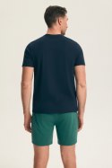 PIŻAMA MĘSKA BET 44499 AW26 - GRANAT-ZIELONY, L, 59X HENDERSON