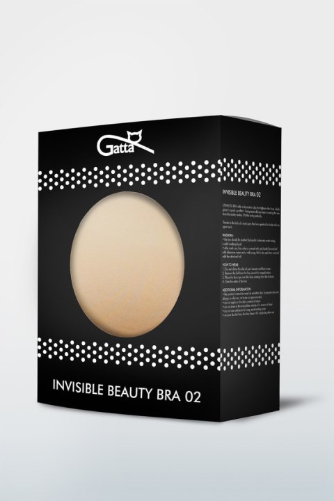 BIUSTONOSZ SAMONOŚNY INVISIBLE BEAUTY BRA 02 - BEZ, B GATTA BODYWEAR