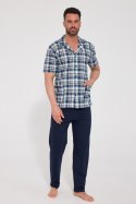 PIŻAMA MĘSKA KR 318 Z/26 - GRANATOWY, XL, 318/63 CORNETTE