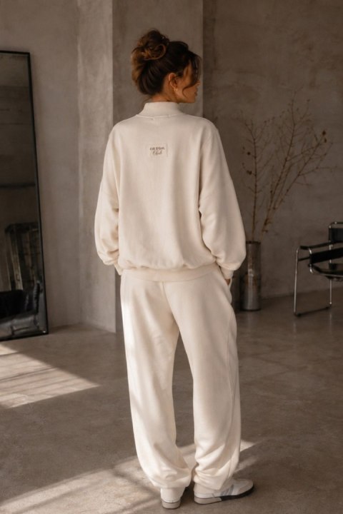 BLUZA IZYDORA - BEŻ, ONE SIZE, BEŻ OFF PINK