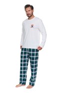 Piżama męska DOCTOR NAP PMB.7514 100% bawełna TEDDY długa, XXL