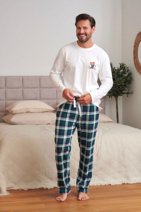 Piżama męska DOCTOR NAP PMB.7514 100% bawełna TEDDY długa, XL