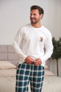 Piżama męska DOCTOR NAP PMB.7514 100% bawełna TEDDY długa, XL
