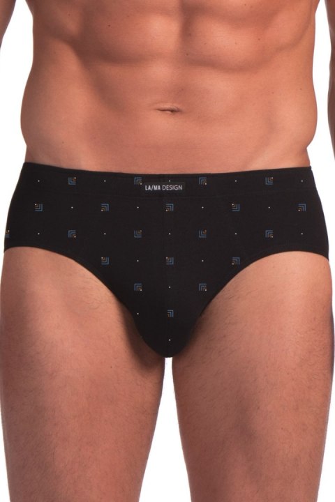 SLIPY MĘSKIE CLASIC M-1090CL 2-PACK - CZARNY-GRANATOWY, M LAMA
