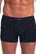 SZORTY MĘSKIE M-1091SZ 2PACK 3XL-4XL - CZARNY-GRANATOWY, XXXL LAMA
